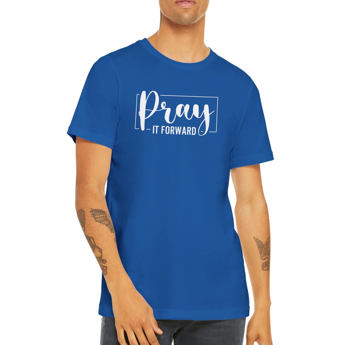"Pray It Forward" - Premium Cotton Christian T-Shirt