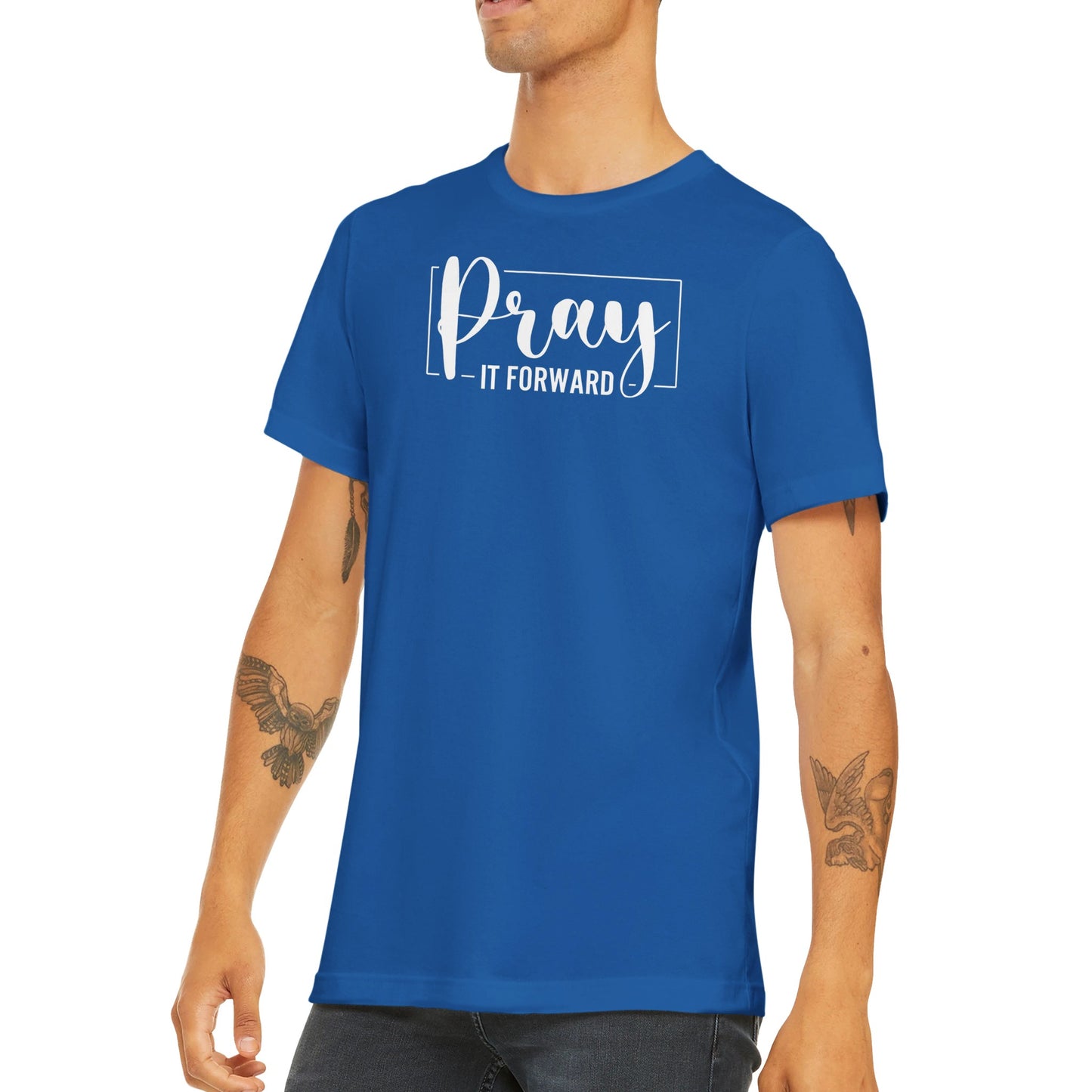 "Pray It Forward" - Premium Cotton Christian T-Shirt